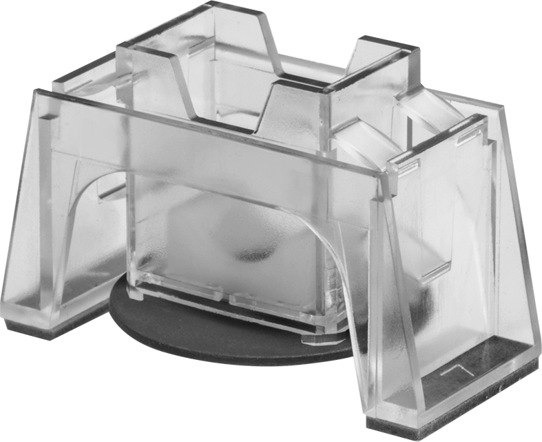 Shown with Disposable Curing Bracket