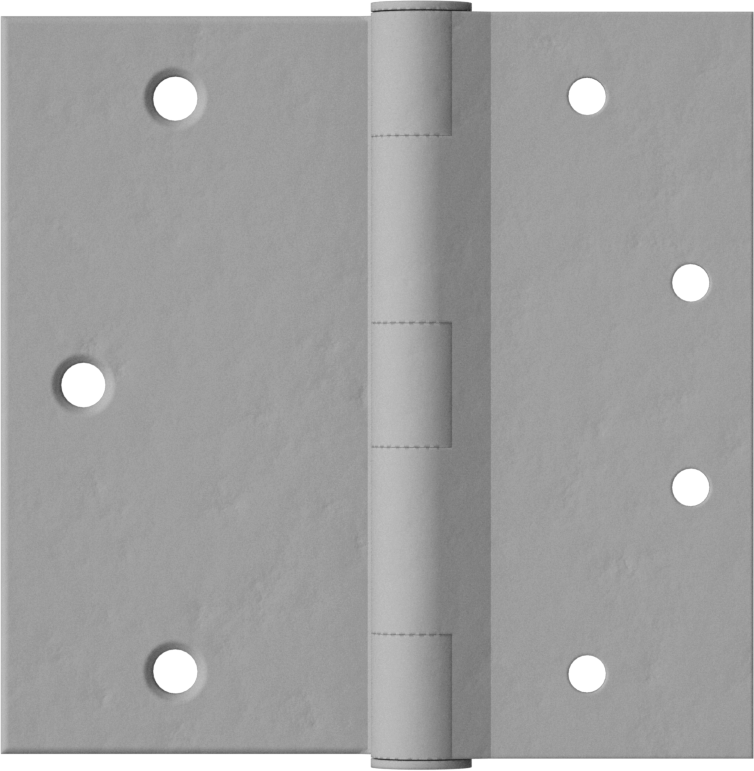 Yarım Gömme Giriş Kapısı Menteşesi, Astarlı Çelik, 4-1/2“ x 2-9/16” Kapı Kanadı
