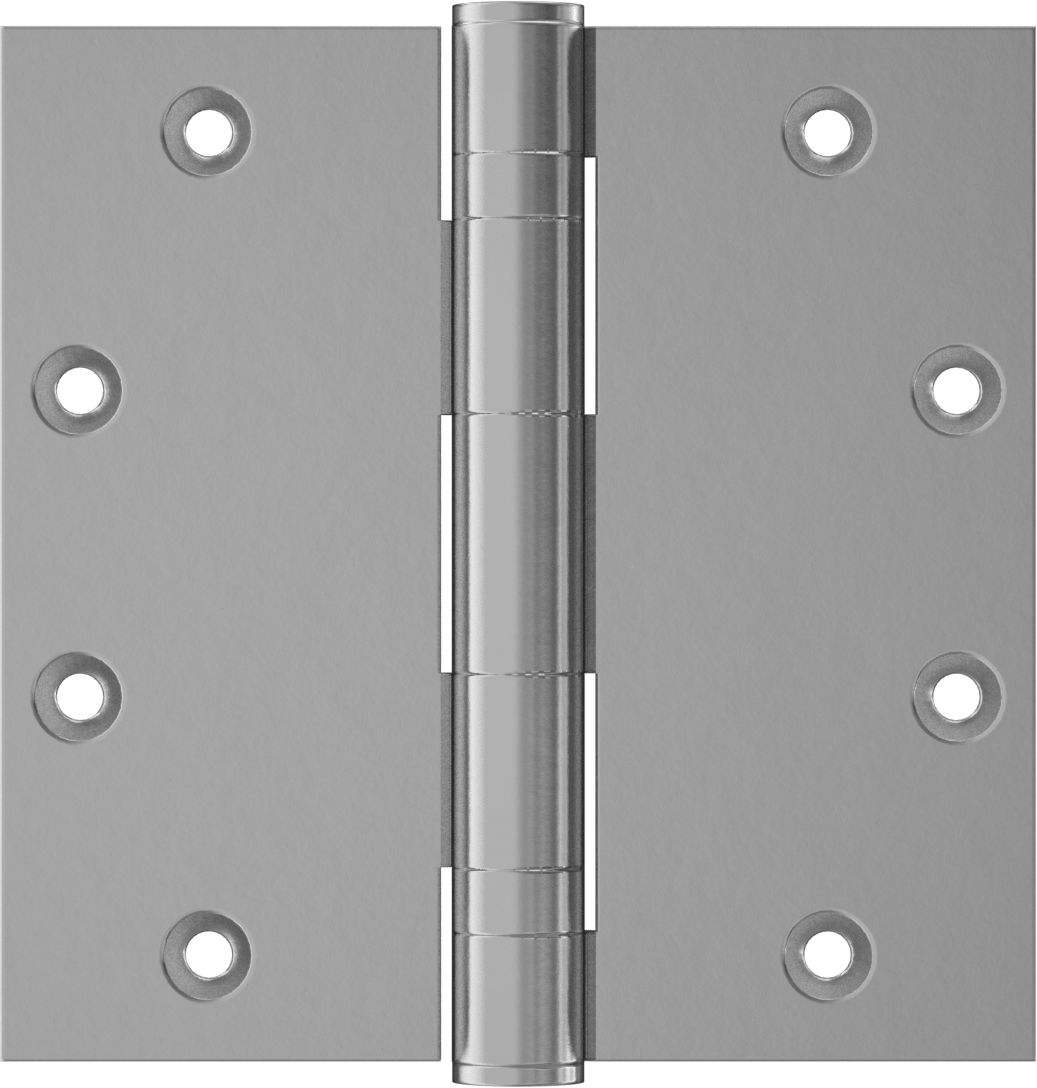 Rulmanlı Gömme Montajlı Kapı Menteşesi, Çıkarılabilir Pim, 5“ x 2-1/2” Kapı Kanadı, 0,145 inç Yaprak Kalınlığı