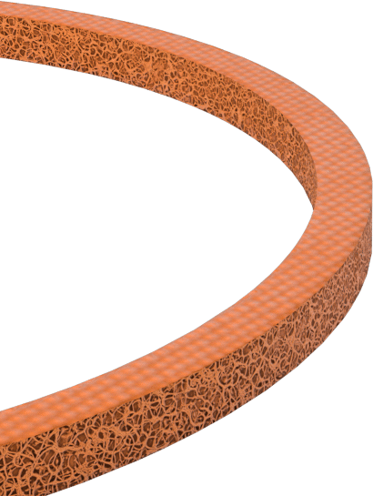 Yüksek Sıcaklık Köpük Halka, 3-1/4" OD, 3" ID