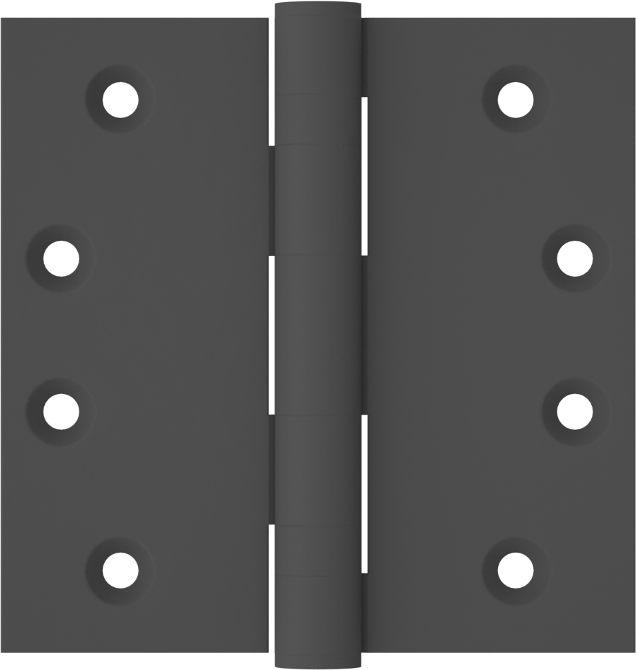 Rulmanlı Gömme Montajlı Şablon Menteşe, Çıkarılabilir Pim, Astarlı Çelik, 4“ x 2” x 0,129" Kanatlar