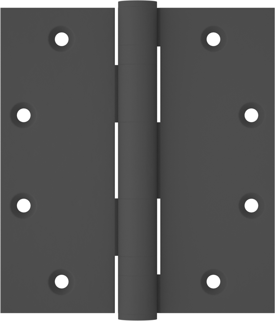 Rulmanlı Gömme Montajlı Şablon Menteşe, Çıkarılabilir Pim, Astarlı Çelik, 5“ x 2-1/4” x 0,145" Kanatlar