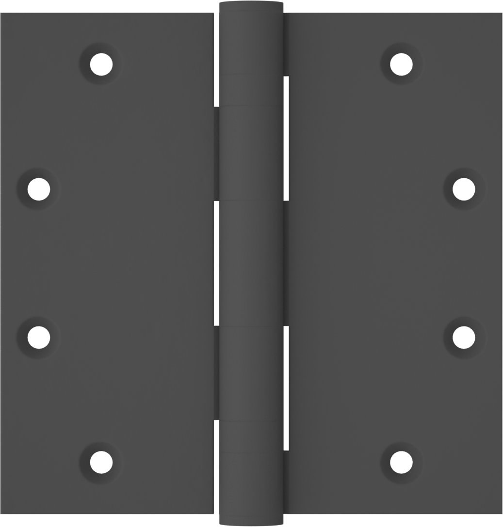 Rulmanlı Gömme Montajlı Şablon Menteşe, Çıkarılabilir Pim, Astarlı Çelik, 5“ x 2-1/2” x 0,145" Yapraklar