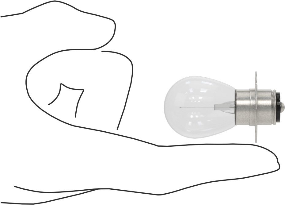 Minyatür Ampul, Ön Odaklama Tabanı, Ürün Kodu 1634, 20V, 20W
