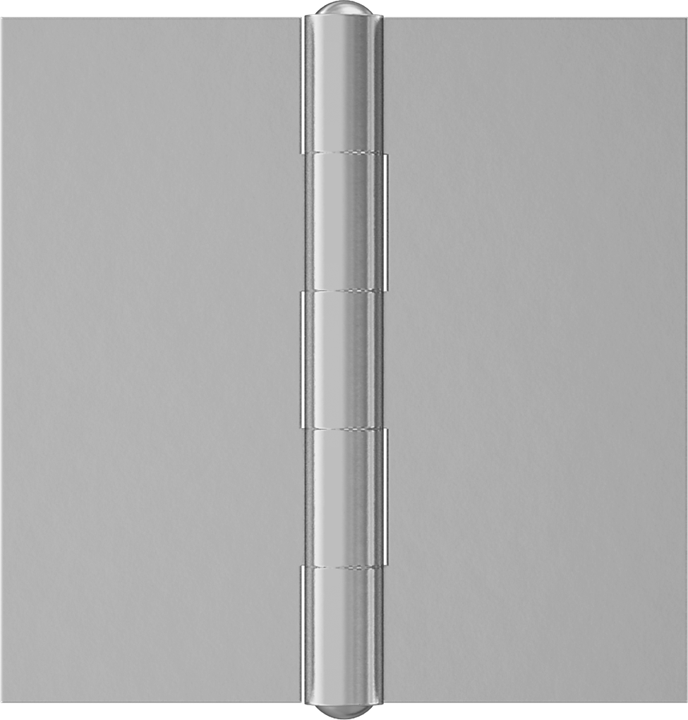 Delikli Menteşe, Çıkarılamayan Pim, 3“ x 1-1/2” x 0,075" Yapraklar, 3" Genişlik