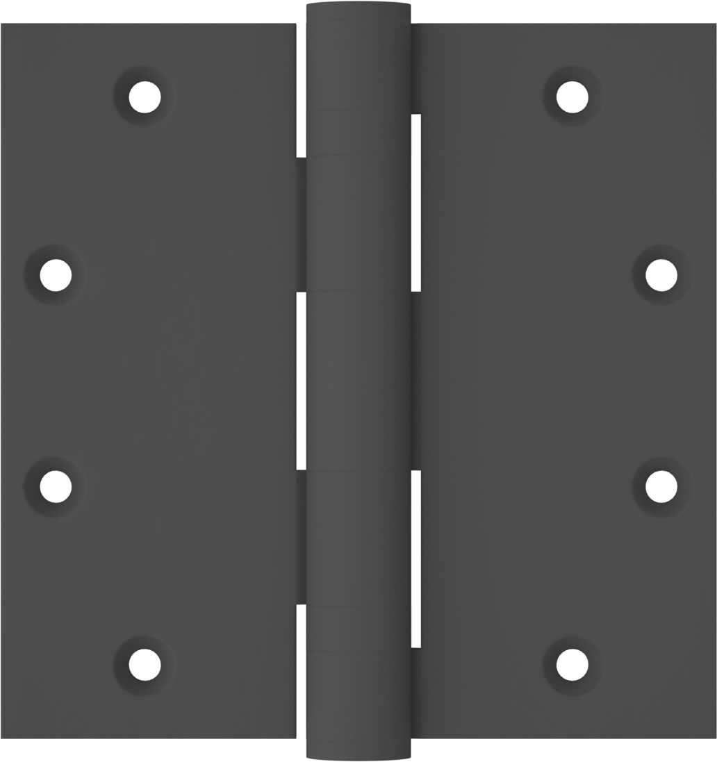Rulmanlı Çelik Gömme Montajlı Giriş Kapısı Menteşesi, Çıkarılabilir Pim, Astarlı, 5“ x 2-1/2” x 0,19" Yapraklar