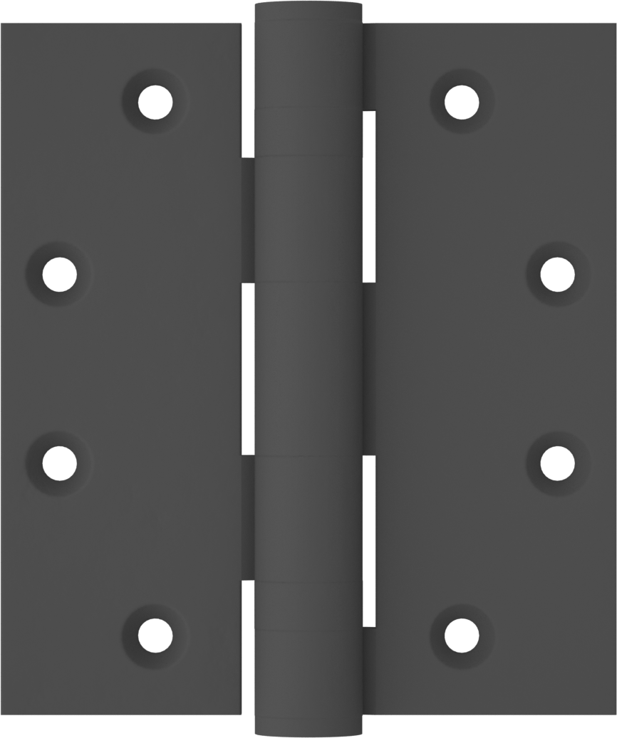 Rulmanlı Çelik Gömme Montajlı Giriş Kapısı Menteşesi, Çıkarılabilir Pim, Astarlı, 4-1/2“ x 2” x 0,18" Kanatlar