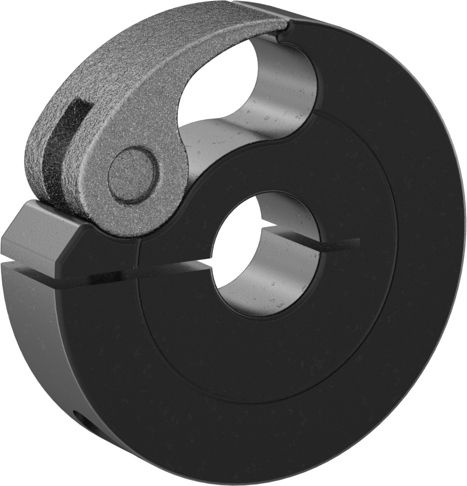 Hızlı Açılır Sıkıştırma Mili Yaka, 10 mm Çap için
