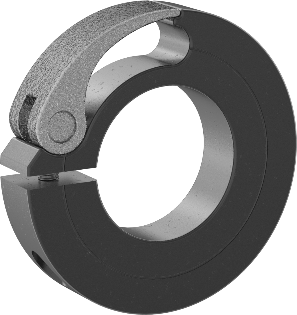 Hızlı Açılır Sıkıştırma Mili Yaka, 38 mm Çap için