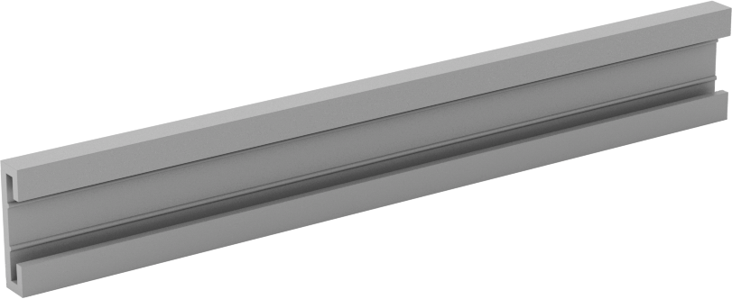 Yapışkan Arka Yüzlü Etiket Tutucu, 3/8“ Yükseklik x 3” Genişlik