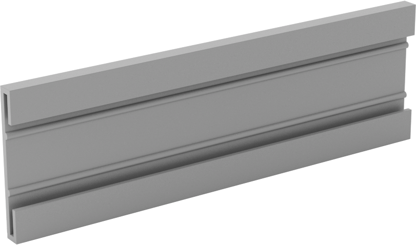 Yapışkan Arka Yüzlü Etiket Tutucu, 7/8“ Yükseklik x 3” Genişlik