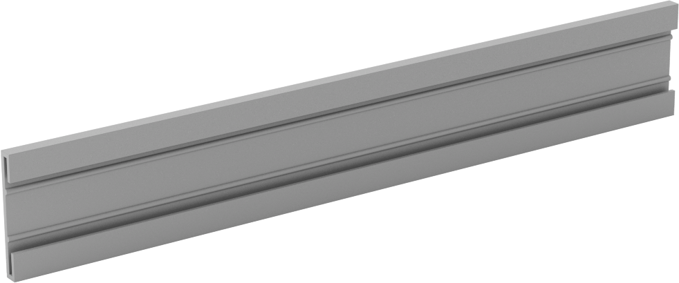 Yapışkan Arka Yüzlü Etiket Tutucu, 7/8“ Yükseklik x 6” Genişlik