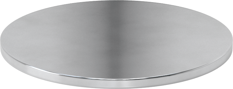 Aynalı Çizilmeye Dayanıklı Akrilik Disk, 1/4" Uzunluk, 6" Çap