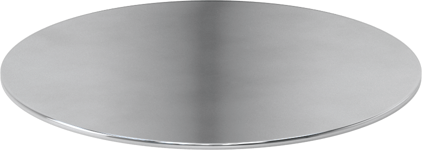 Aynalı Çizilmeye Dayanıklı Akrilik Disk, Yapışkan Arka Yüzeyli, 1/8" Uzunluk, 9" Çap