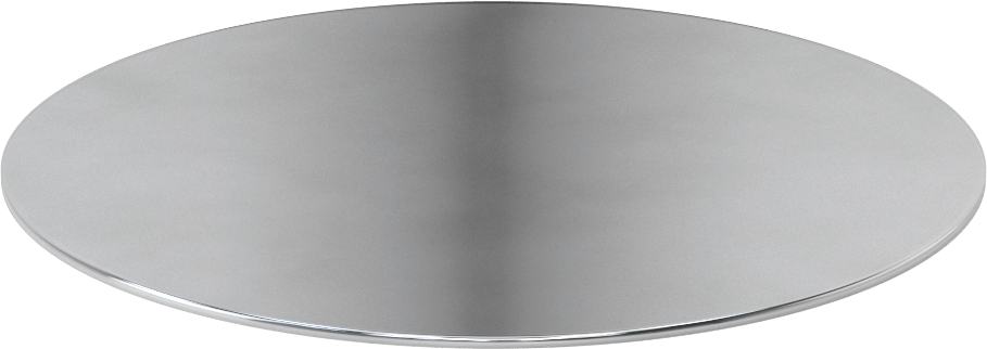 Aynalı Çizilmeye Dayanıklı Akrilik Disk, Yapışkan Arka Yüzeyli, 1/8" Uzunluk, 12" Çap