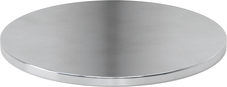 Aynalı Çizilmeye Dayanıklı Akrilik Disk, Yapışkan Arka Yüzeyli, 1/4" Uzunluk, 6" Çap