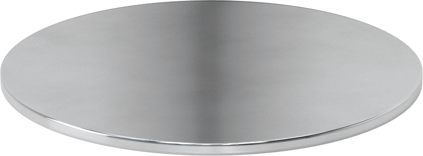 Aynalı Çizilmeye Dayanıklı Akrilik Disk, Yapışkan Arka Yüzeyli, 1/4" Uzunluk, 9" Çap