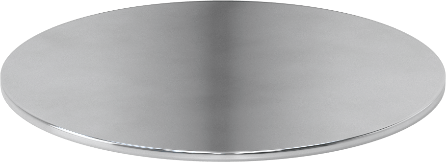 Aynalı Çizilmeye Dayanıklı Akrilik Disk, Yapışkan Arka Yüzeyli, 1/4" Uzunluk, 12" Çap