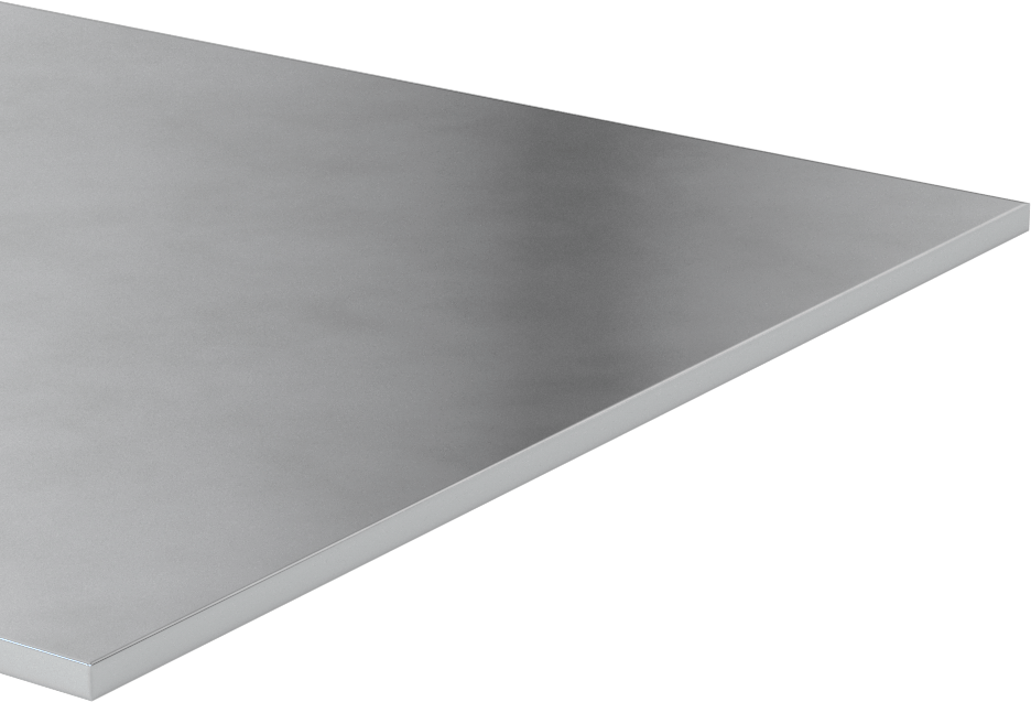Aynalı Çizilmeye Dayanıklı Akrilik Levha, Yapışkan Arka Yüzeyli, 6" x 24" x 1/8"