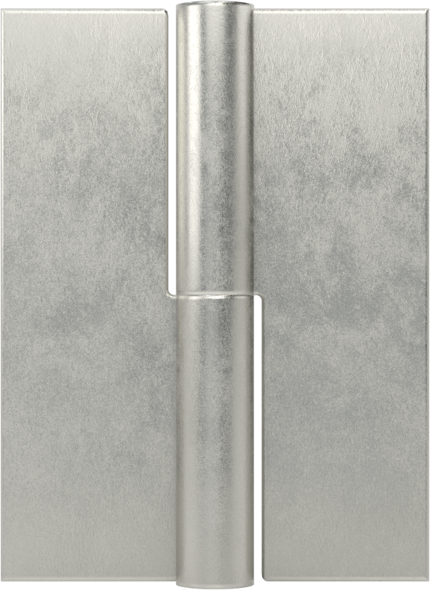 Delikli Olmayan Kaldırma Menteşesi, Düşük Karbonlu Çelik, Sol Montaj, 2-1/2“ x 15/16” Kapı Kanadı
