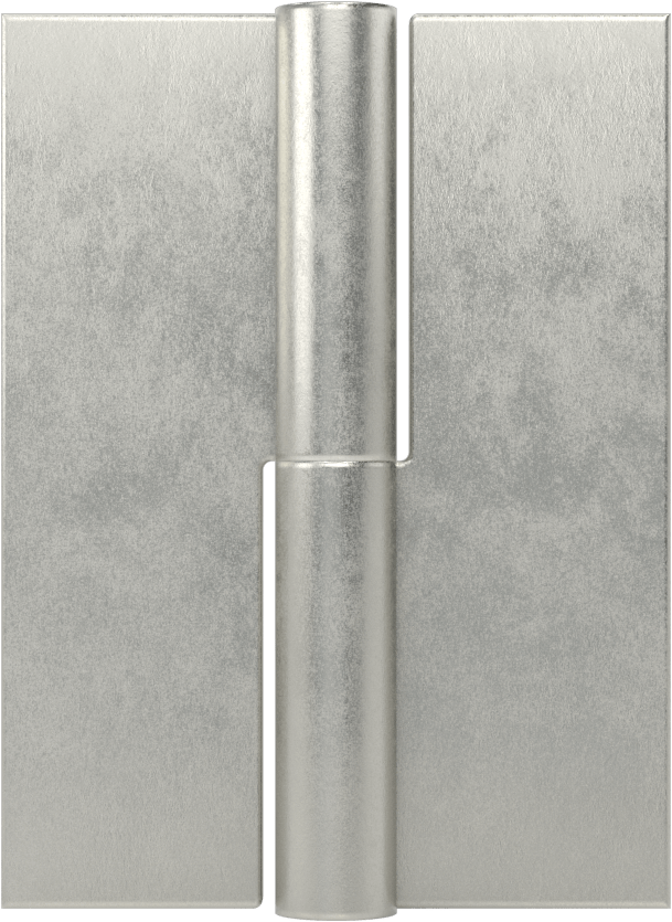 Delikli Olmayan Kaldırma Menteşesi, Düşük Karbonlu Çelik, Sağ Montaj, 2-1/2“ x 15/16” Kapı Kanadı