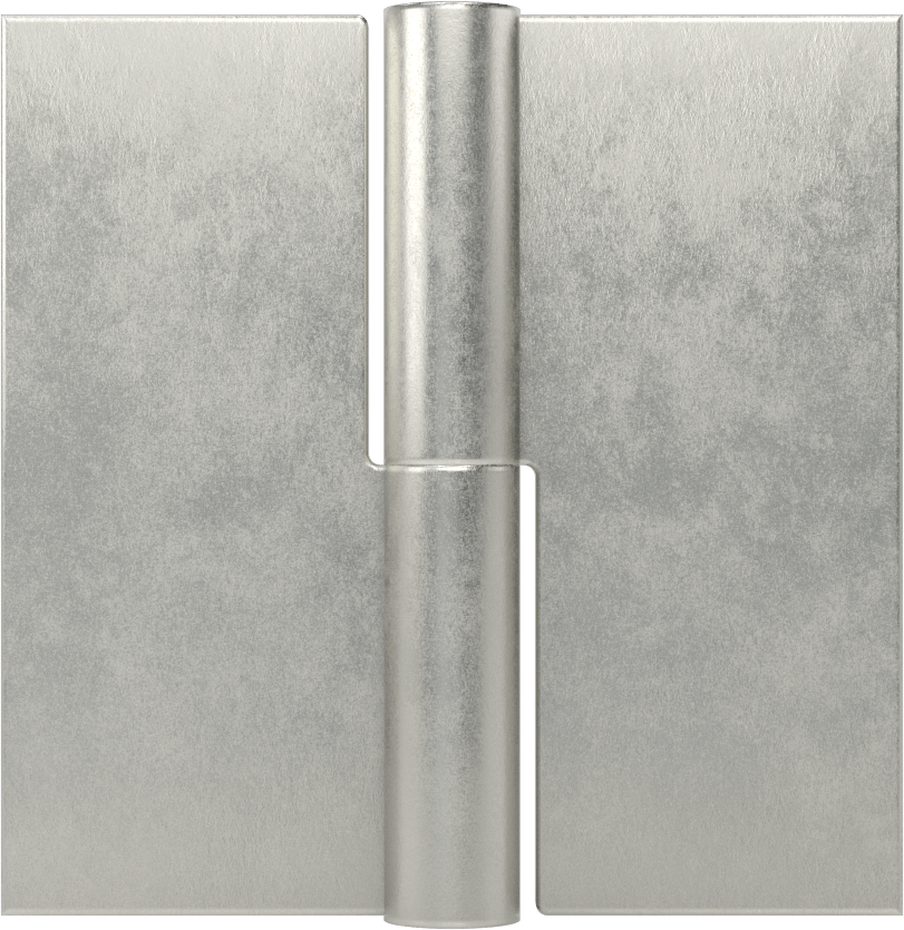 Delikli Olmayan Kaldırma Menteşesi, Düşük Karbonlu Çelik, Sol Montaj, 2-1/2“ x 1-1/4” Kapı Kanadı