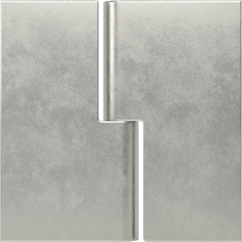 Delikli Olmayan Kaldırma Menteşesi, Düşük Karbonlu Çelik, Sağ Montaj, 2-1/2“ x 1-1/4” Kapı Kanadı