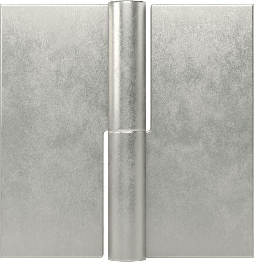 Delikli Olmayan Kaldırma Menteşesi, Düşük Karbonlu Çelik, Sağ Montaj, 2-1/2“ x 1-1/4” Kapı Kanadı