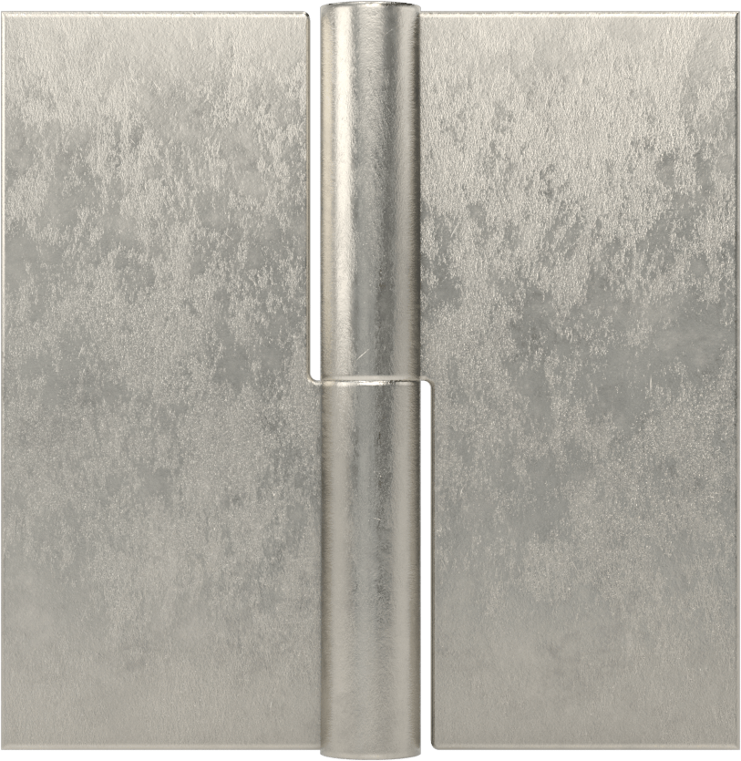 Delikli Olmayan Kaldırma Menteşesi, 304 Paslanmaz Çelik, Sol Yan Kapı Montajı, 2-1/2“ x 1-1/4” Kapı Kanadı