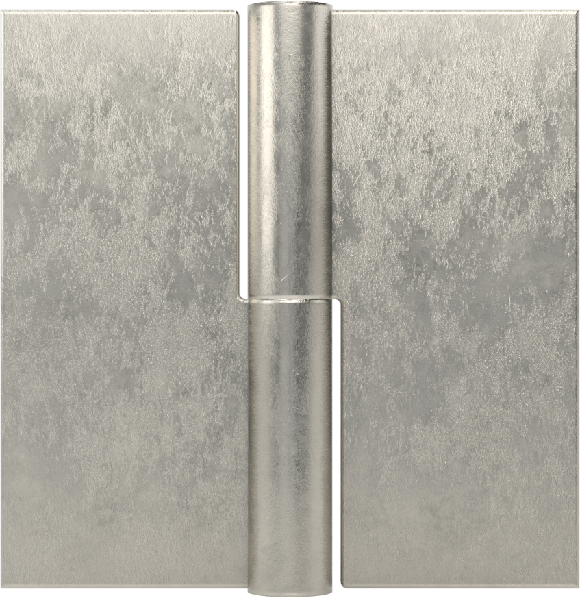 Delikli Olmayan Kaldırma Menteşesi, 304 Paslanmaz Çelik, Sol Yan Kapı Montajı, 3“ x 1-1/2” Kapı Kanadı
