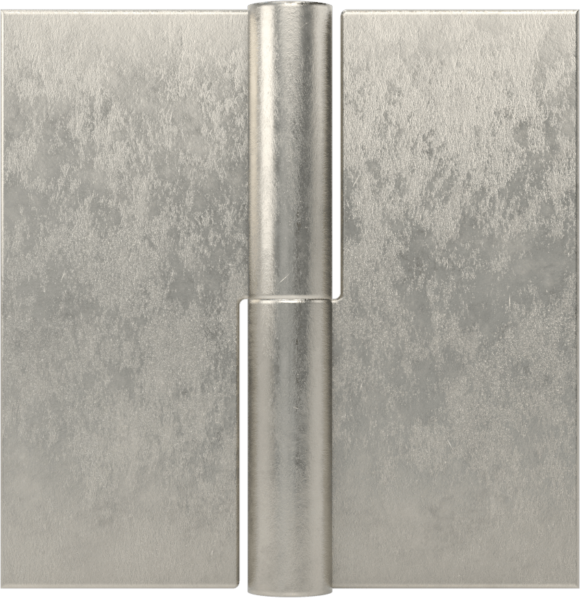 Delikli Olmayan Kaldırma Menteşesi, 304 Paslanmaz Çelik, Sağ Taraf Kapı Montajı, 3“ x 1-1/2” Kapı Kanadı