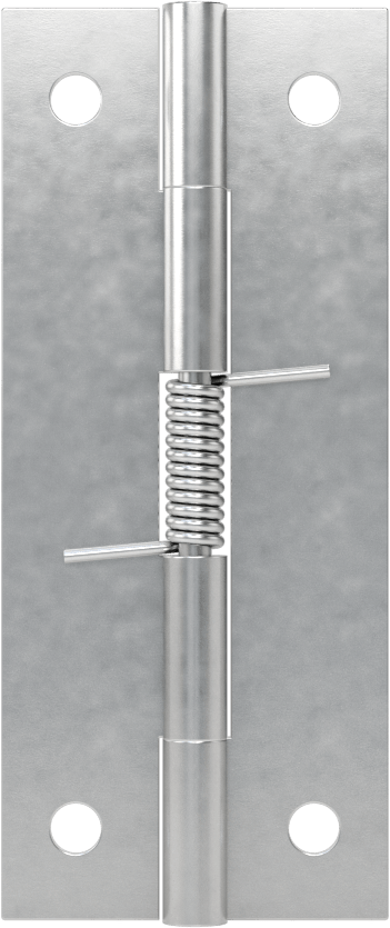 Yaylı Menteşe, Delikli, Kendinden Kapanan, Alüminyum, 2-1/2“ x 17/32” Kapı Kanadı