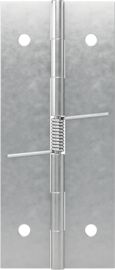Yaylı Menteşe, Delikli, Kendinden Kapanan, Alüminyum, 3-1/2“ x 3/4” Kapı Kanadı