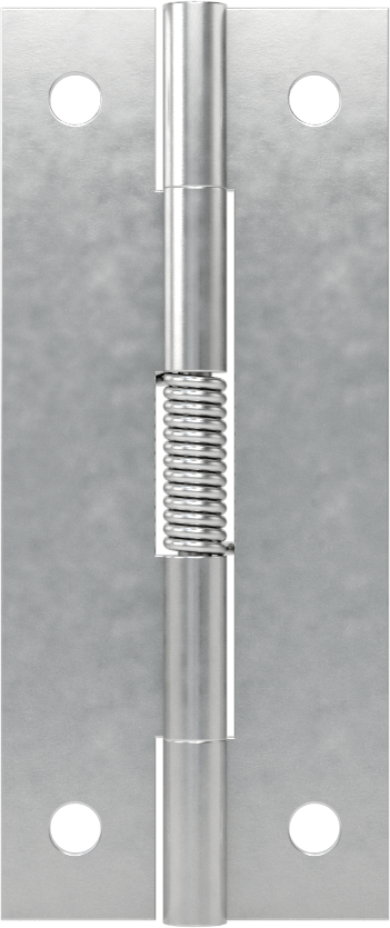 Yaylı Menteşe, Delikli, Kendinden Açılan, Alüminyum, 2-1/2“ x 17/32” Kapı Kanadı