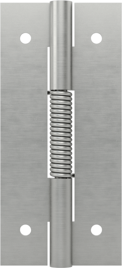Yaylı Menteşe, Delikli, Kendinden Açılan, Çelik, 3-1/4“ x 3/4” Kapı Kanadı