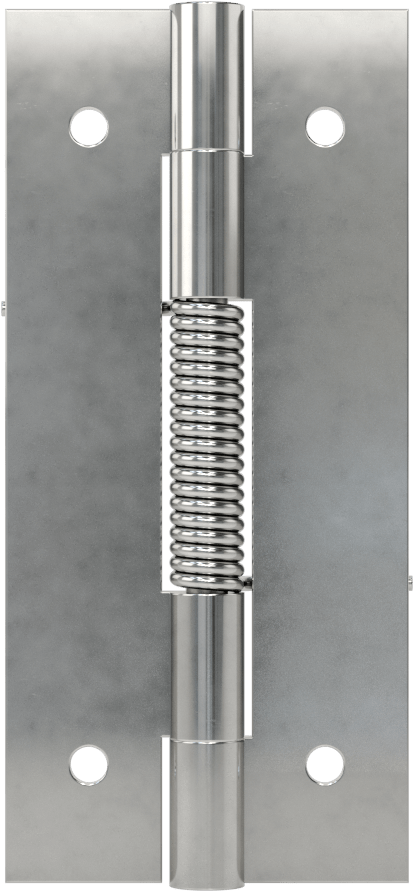Yaylı Menteşe, Delikli, Kendinden Açılan, 304 Paslanmaz Çelik, 3-1/4“ x 3/4” Kapı Kanadı