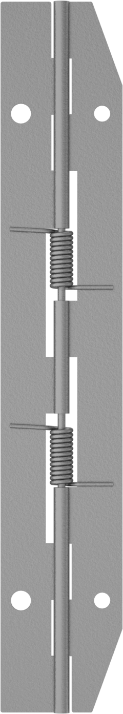 Yaylı Menteşe, Delikli, Kendinden Kapanan, Çelik, 8-3/4“ x 3/4” Kapı Kanadı