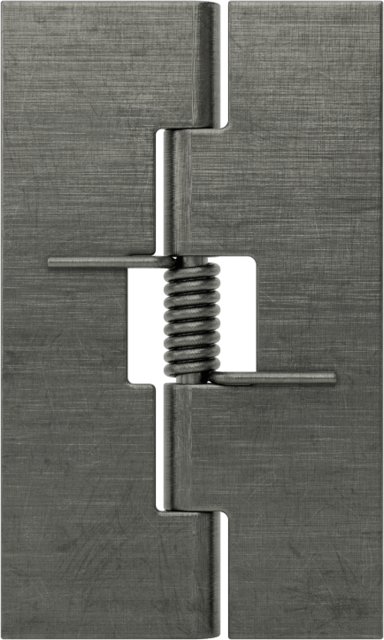 Yaylı Menteşe, Kendinden Açılan, Çelik, 1-1/4“ x 3/8” Kapı Kanadı
