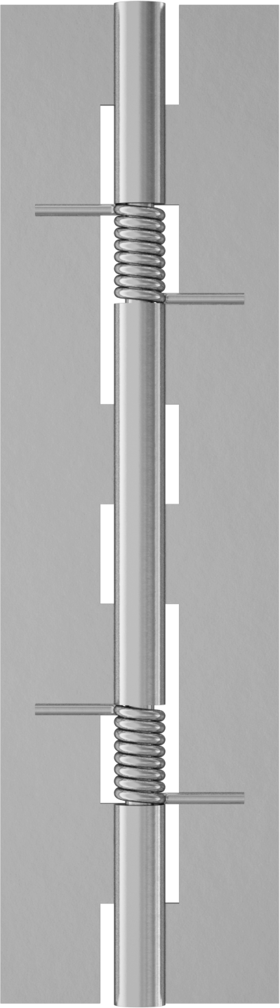 Yaylı Menteşe, Kendinden Kapanan, Mat 304 Paslanmaz Çelik, 5-3/8“ x 3/4” Kapı Kanadı