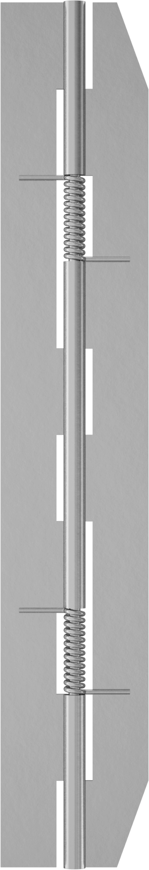 Yaylı Menteşe, Kendinden Kapanan, Mat 304 Paslanmaz Çelik, 8-3/4“ x 3/4” Kapı Kanadı