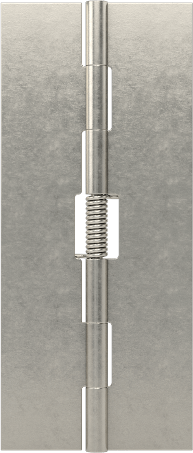 Yaylı Menteşe, Kendinden Açılan, 304 Paslanmaz Çelik, 3-1/2“ x 3/4” Kapı Kanadı