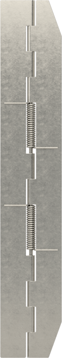 Yaylı Menteşe, Kendinden Açılan, 304 Paslanmaz Çelik, 8-3/4“ x 3/4” Kapı Kanadı