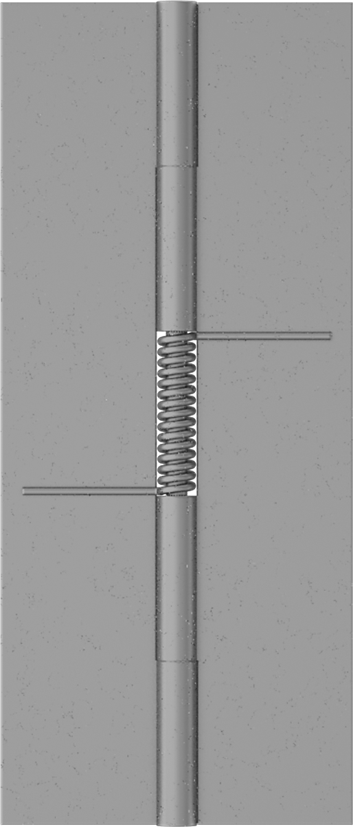 Yaylı Menteşe, Kendinden Kapanan, Çelik, 3-1/2“ x 3/4” Kapı Kanadı