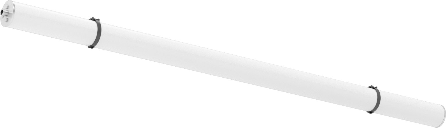 Boru Şeklinde Makine Işığı, Kaskadlanamayan, 2“ Çap x 41-7/8” Toplam Uzunluk, 3700 Lumens