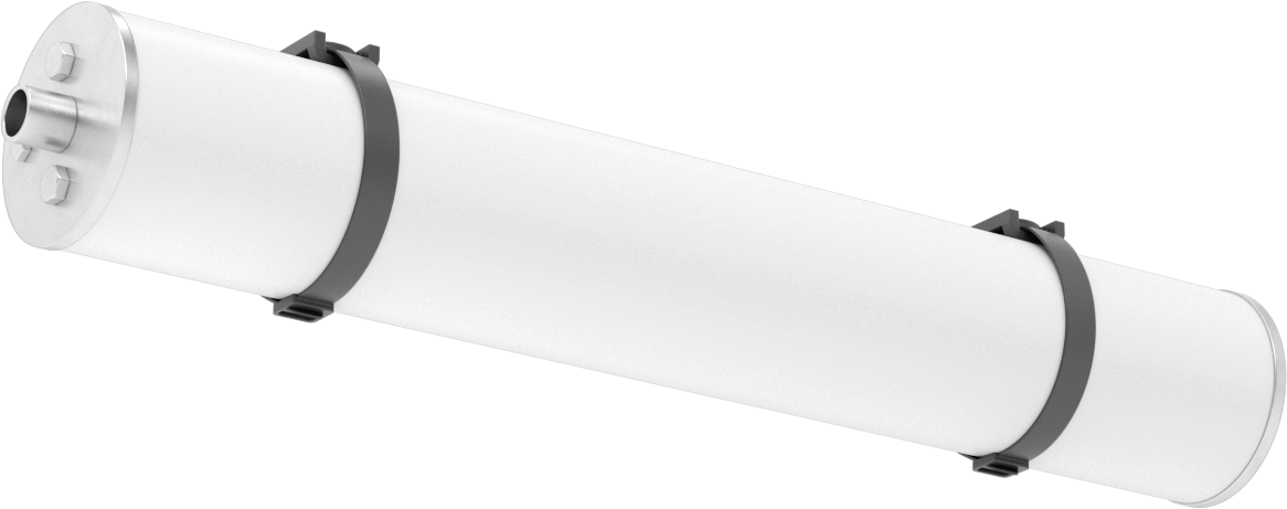 Boru Şeklinde Makine Işığı, Kaskadlanamayan, 2“ Çap x 12” Toplam Uzunluk, 1600 Lumens