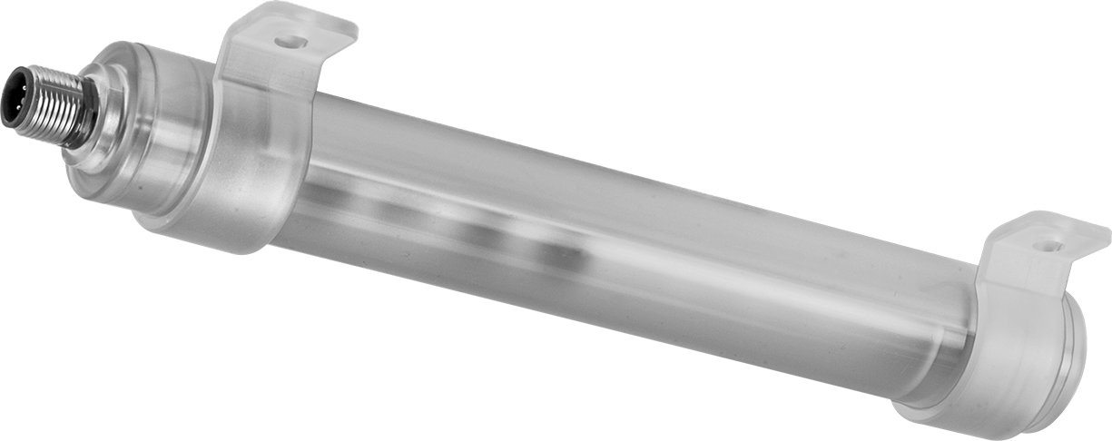 Boru Şeklinde Makine Işığı, Kaskadlanamayan, 1“ Çap x 8-1/4” Toplam Uzunluk, 325 Lumens