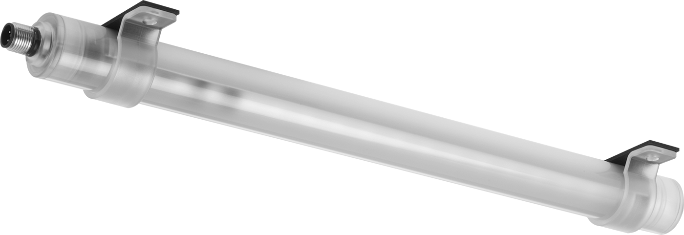 Boru Şeklinde Makine Işığı, Kaskadlanamayan, 1“ Çap x 13-3/4” Toplam Uzunluk, 650 Lumens