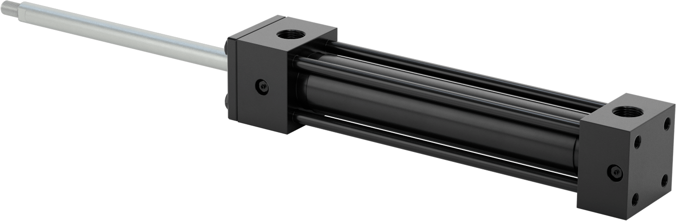 Hidrolik Silindir, 1-1/2" Delik Çapı, 8" Strok Uzunluğu