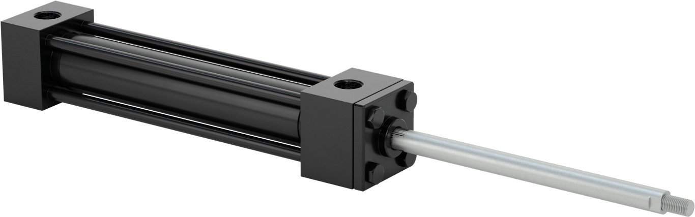 Hidrolik Silindir, 1-1/2" Delik Çapı, 8" Strok Uzunluğu