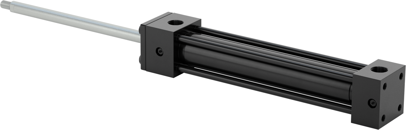 Hidrolik Silindir, 1-1/2" Delik Çapı, 9" Strok Uzunluğu